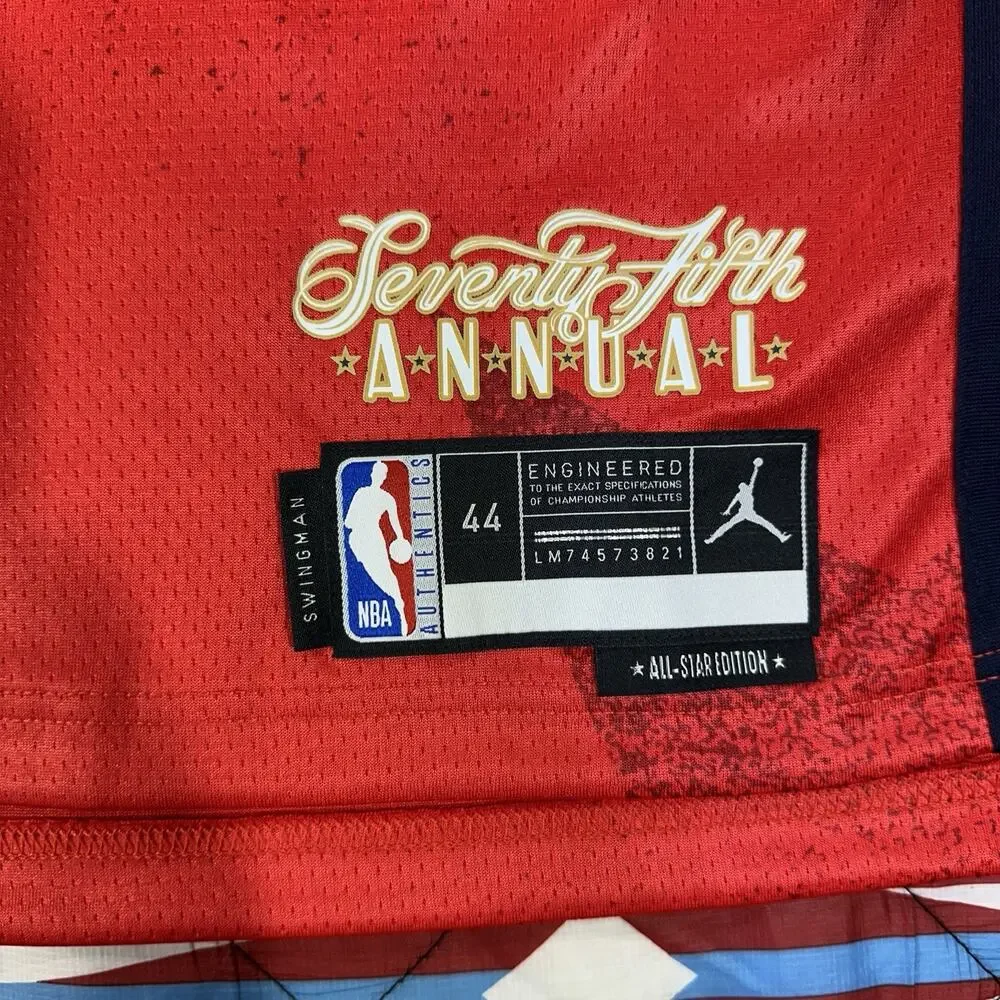 NEW YORK KNICKS Jalen Brunson 2026 NBA All Star USA Jordan Jersey Men’s Medium